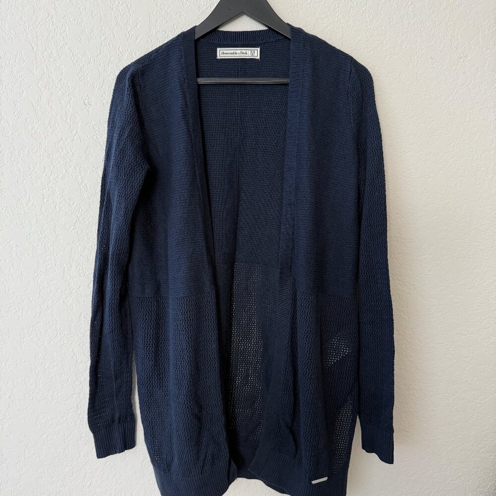Abercrombie & Fitch Navy Cardigan - Size XS